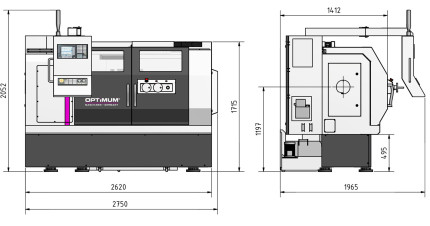 CNC sústruh OPTIturn L 50 E